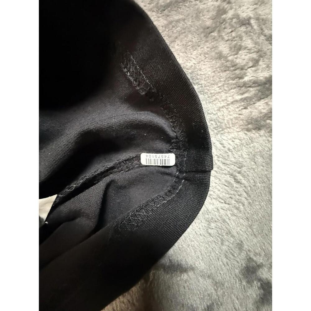 Denim & Flower Polo Shirt Mens Medium Black Pocket Preppy - Picture 4 of 5